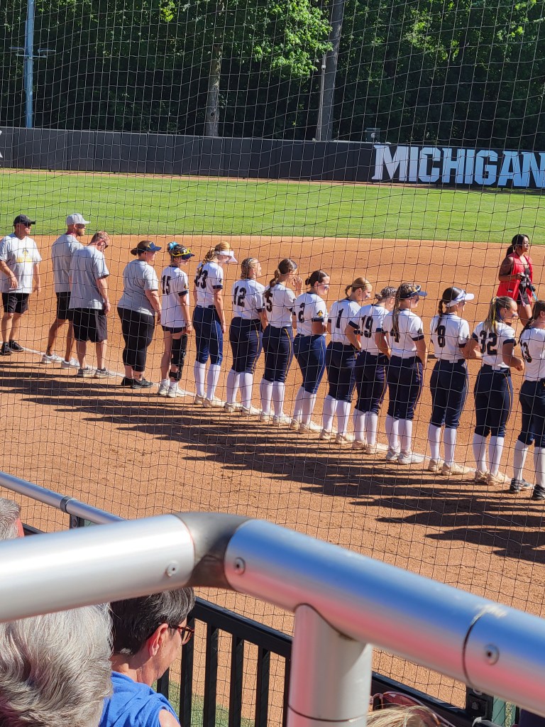 Pre Game line up MSU